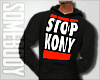 J. Stop Kony2 Hoodie M!