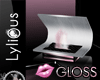 Gloss-Reflect Fireplace