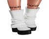 black  white boots