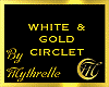 WHITE & GOLD CIRCLET