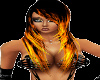 Fire/Black Female Hair
