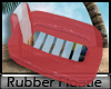 Rubber Floatie Red