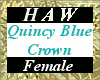 Quincy Blue Crown