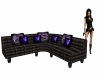 Purple dragon sofa