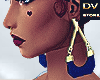 DV!! Earrings* Blue Gold