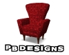 PB Red DragonFly Chair
