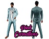 Suit Ice Blue & Silver