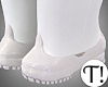 T! White Rain Boots