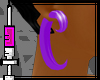 -k- B0ne Earrings Purple
