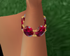 gold and ruby bracelet
