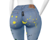 COLOR BLU SPLAT JEANZ