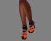 Black/Orange Heels