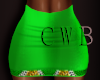 C | Wang green skirt