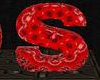 Red Bandanna Letter S