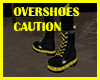 overshoes caution