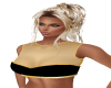 black and gold top