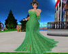 Elegant  Green  Gown