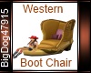 [BD]Western Boot Chair