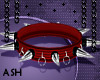 Red Spike Collar