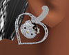 Diamond kitty Earrings