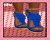 Blue Cute Heels