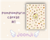 pompom canvas #1