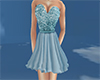sweet blue short dress