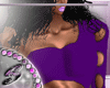 S| torn purple dress
