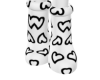 heart white boot