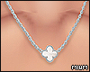 Silver flower white