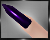 X.Purple Long Lush Nails