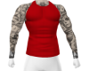 Red Muscle Tank