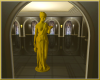 Gold female statue