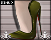 ⚓ | Olive Pinup Heels