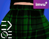 Green Plaid Skirt