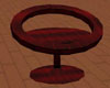 {r} Dark Red Orbit Chair