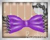 Rach*Purple Bow Necklace