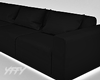 Corner Couch Black Led