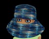 AO~Blue mix shine hat