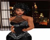 BLACK ORGANZA & LACE