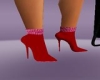red stiletto boots