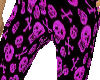 Biker SkullPants Purple