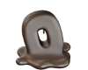 Chocolate Letter O