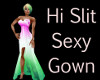 Hi Slit Sexy Ombre Gown2