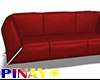 Red Contemporary Sofa