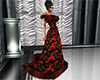 Black & Red Vamp Gown
