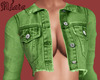 Green Open Jacket