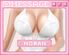 M| White Corset