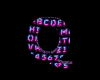 Q- Ani Neon DJ Letter