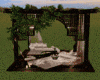 Gazebo with sofas
